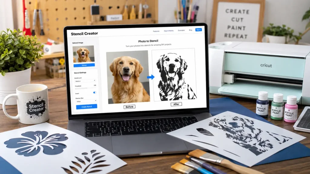 Free Stencil Maker: Create Custom Stencils from Photos Images and Text Online