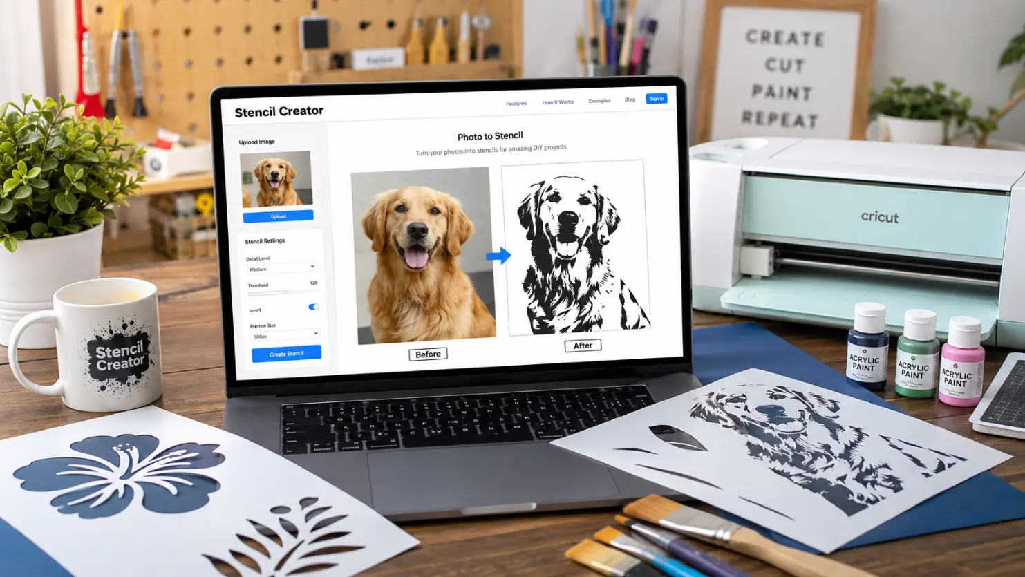 Free Stencil Maker: Create Custom Stencils from Photos Images and Text Online