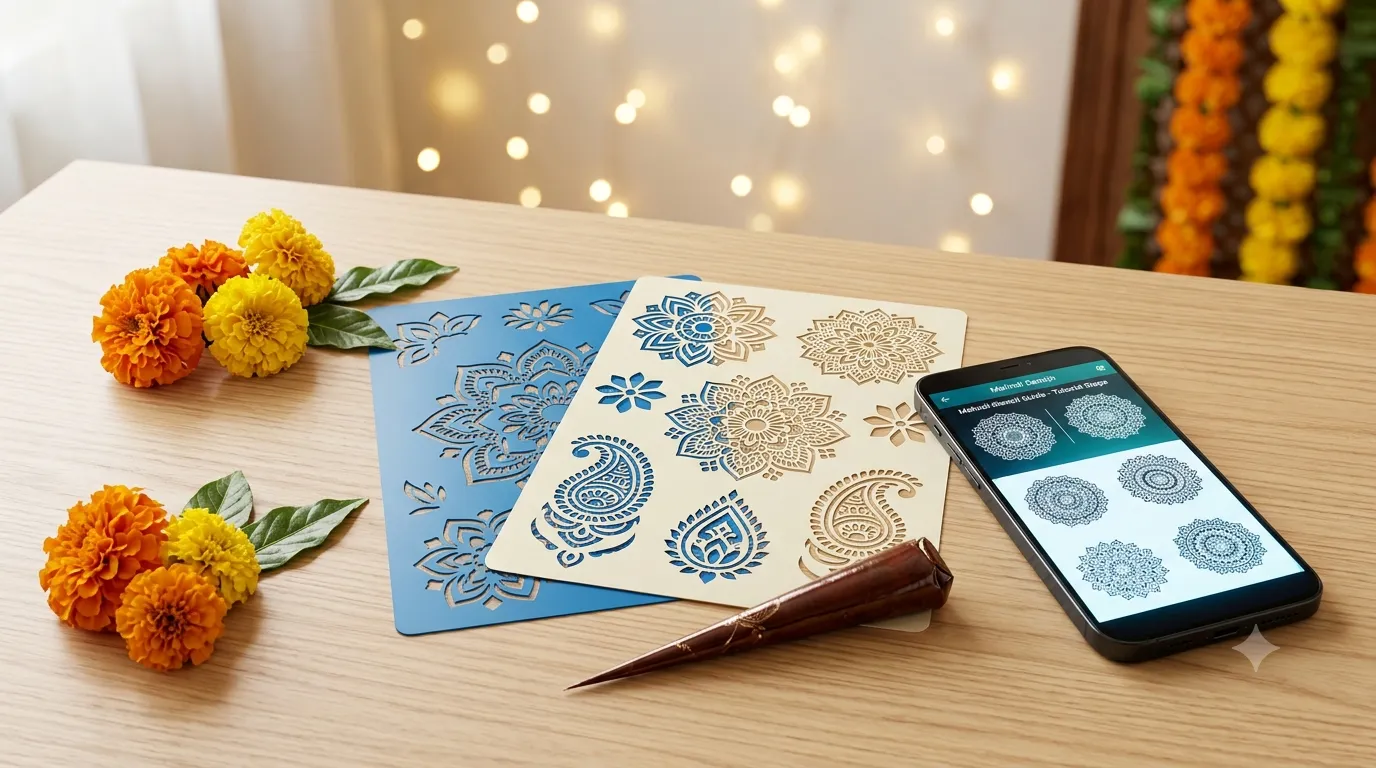 Mehndi and festive stencil designs complete guide