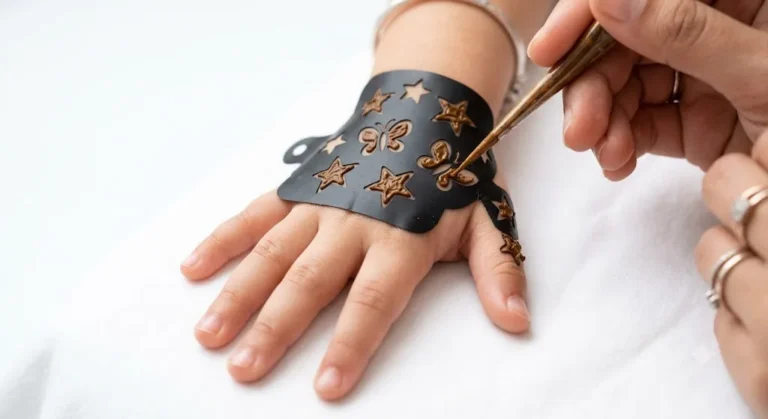 Kids Mehndi Stencil Designs