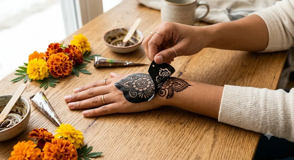 How to Use Mehndi Stencils at Home: Beginner-Friendly Step-by-Step Guide