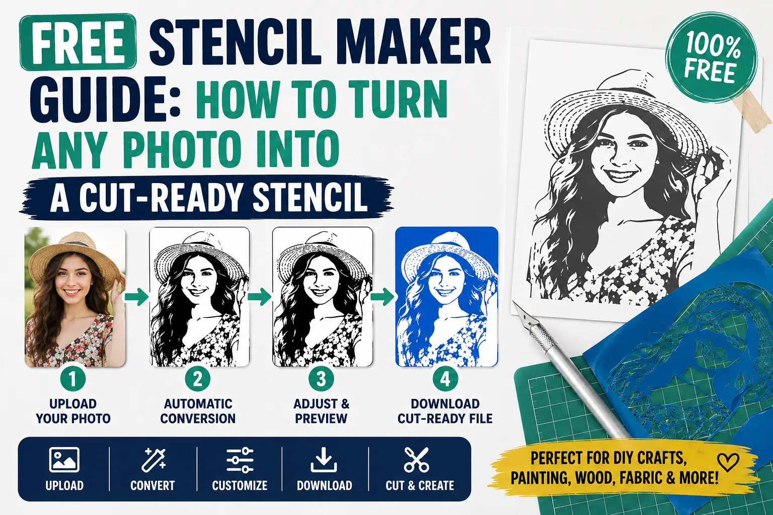 Free Stencil Maker Guide: How to Turn Any Photo Into a Cut-Ready Stencil