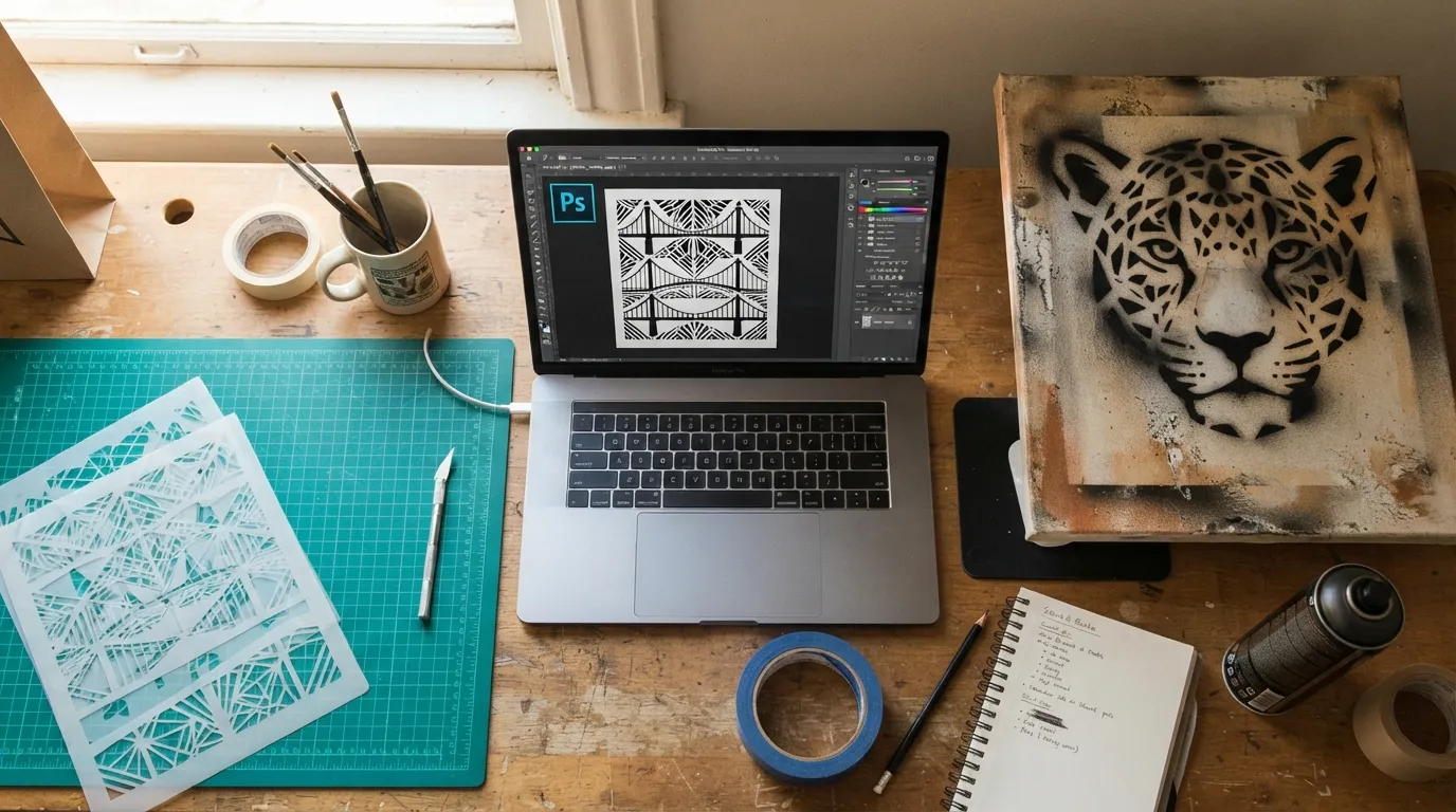 Photoshop Stencil Making Tutorial