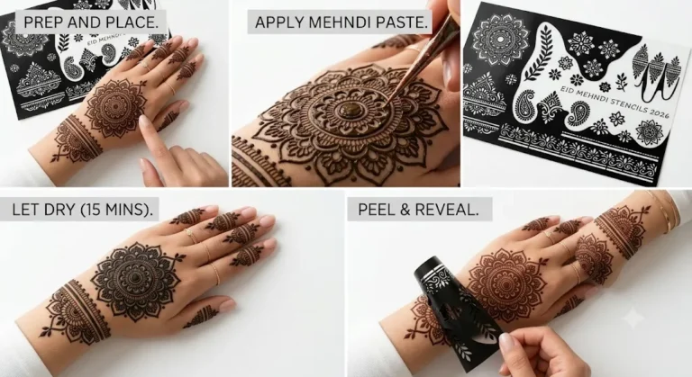 Bridal Mehndi Stencil Patterns Guide