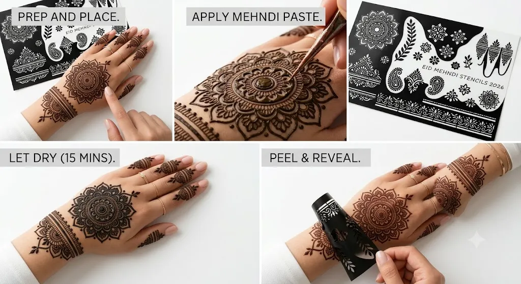 Bridal Mehndi Stencil Patterns Guide