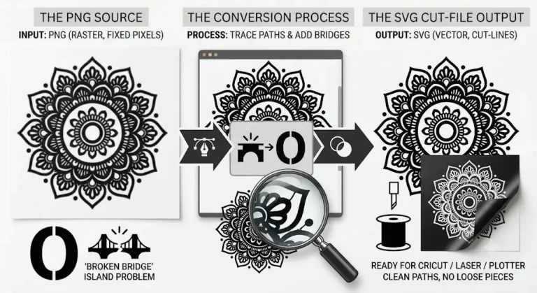 PNG to SVG Conversion for Stencils