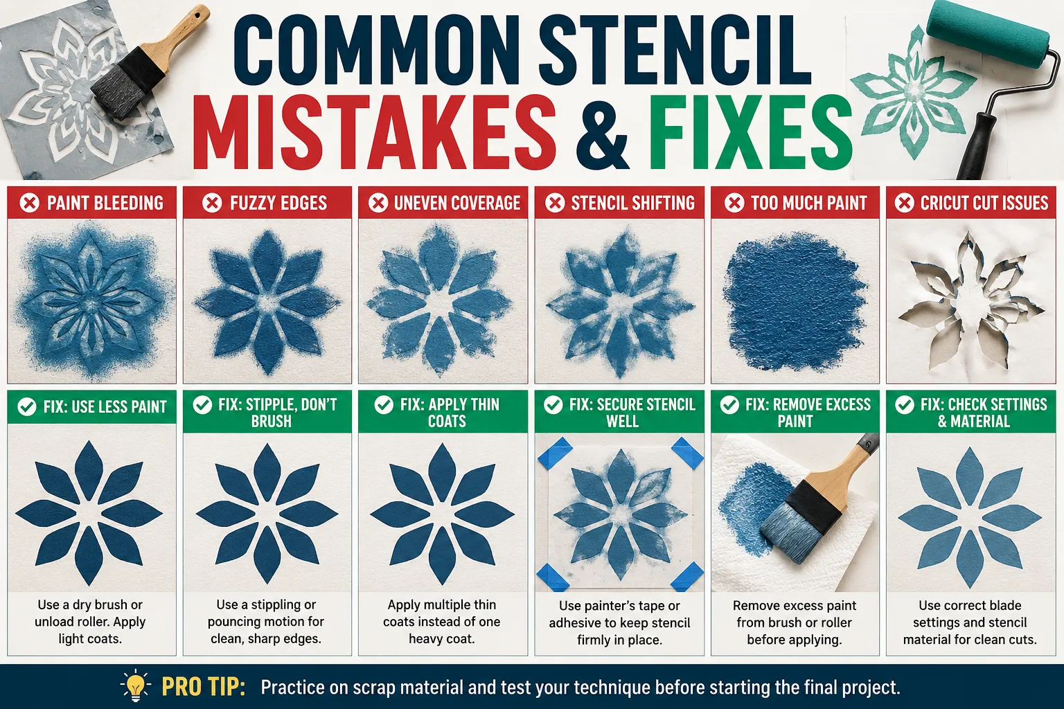 Common Stencil Mistakes & Fixes
