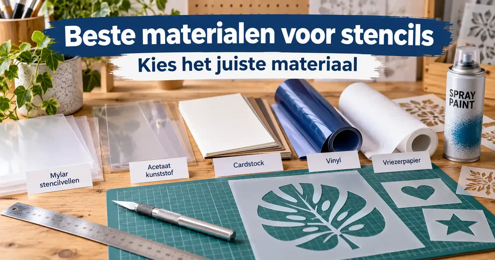 Beste materialen voor stencils: kies het juiste materiaal
